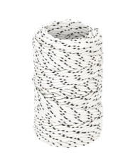 Corde de bateau tressé Blanc 2 mmx25 m Polyester | Mobilier & Déco
