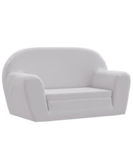 Chaise longue pliable pour enfants gris clair | Mobilier & Déco