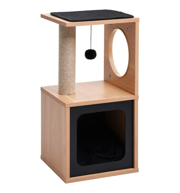 Arbre à chat avec tapis à gratter en sisal 60 cm | Mobilier & Déco