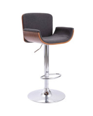 Tabouret de bar Gris Tissu | Mobilier & Déco