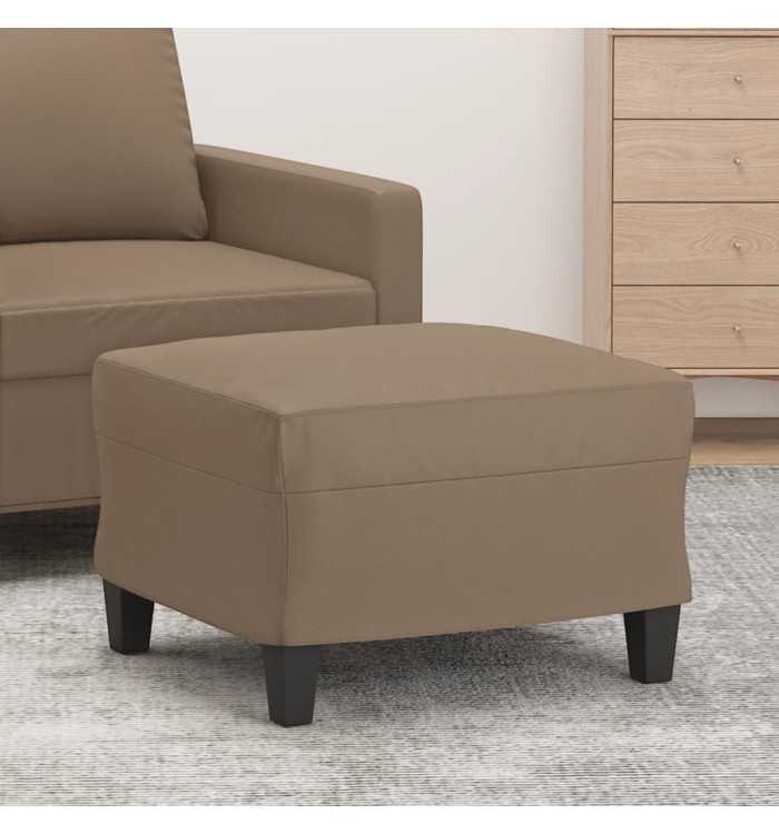 Repose-pied Cappuccino 60x50x41 cm Similicuir | Mobilier & Déco