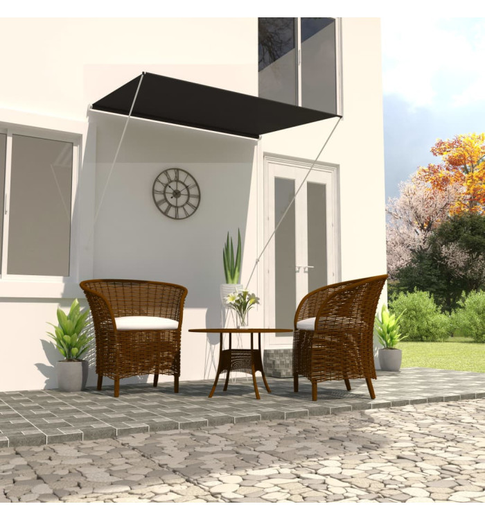 Auvent rétractable 150x150 cm Anthracite | Mobilier & Déco