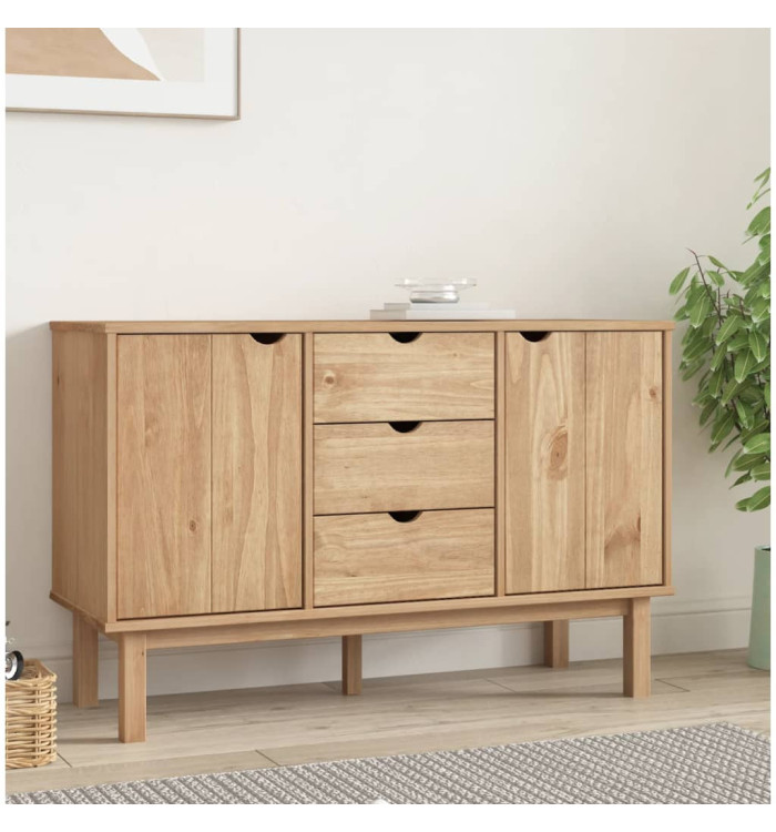Buffet OTTA 113,5x43x73 cm Bois massif de pin | Mobilier & Déco