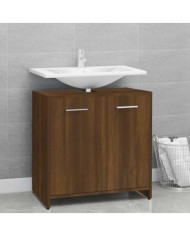 Armoire de bain Chêne marron 60x33x60 cm Bois d'ingénierie | Mobilier & Déco