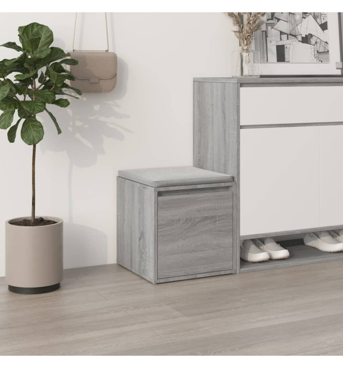 Tiroir boîte Sonoma gris 40,5x40x40 cm Bois d'ingénierie | Mobilier & Déco