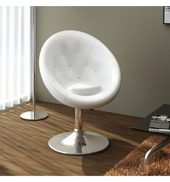 Tabouret de bar Blanc Similicuir | Mobilier & Déco