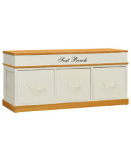 Banc d'entrée de rangement à chaussures | Mobilier & Déco