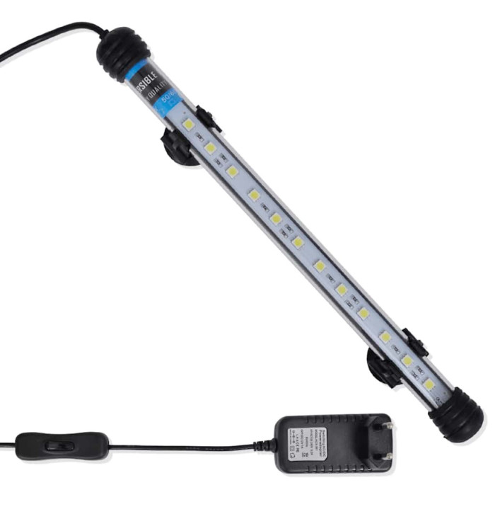Lampe LED d'aquarium 28 cm Blanc | Mobilier & Déco