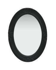 Miroir mural style baroque 50x70 cm noir | Mobilier & Déco