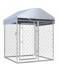 Chenil extérieur avec toit 100 x 100 x 125 cm | Mobilier & Déco