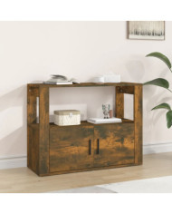 Buffet Chêne fumé 80x30x60 cm Bois d'ingénierie | Mobilier & Déco