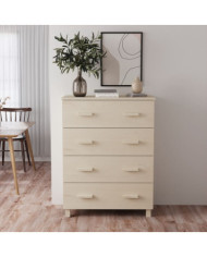Buffet HAMAR Marron miel 79x40x103,5 cm Bois massif de pin | Mobilier & Déco