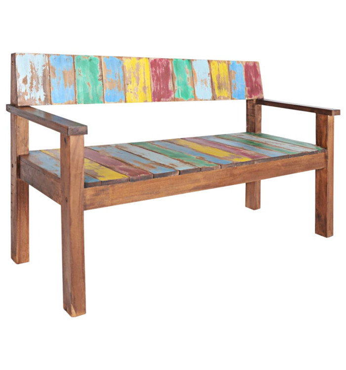 Banc 115 cm Bois de récupération massif | Mobilier & Déco