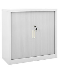 Armoire à portes coulissantes Gris 90x40x90 cm Acier | Mobilier & Déco