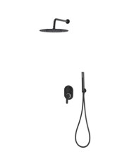 Système de douche Acier inoxydable 201 Noir | Mobilier & Déco