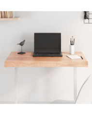 Dessus de table bois massif traité bordure assortie | Mobilier & Déco
