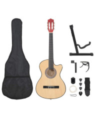 Jeu de guitare 12 pcs acoustique pan coupé western 6 cordes 38" | Mobilier & Déco