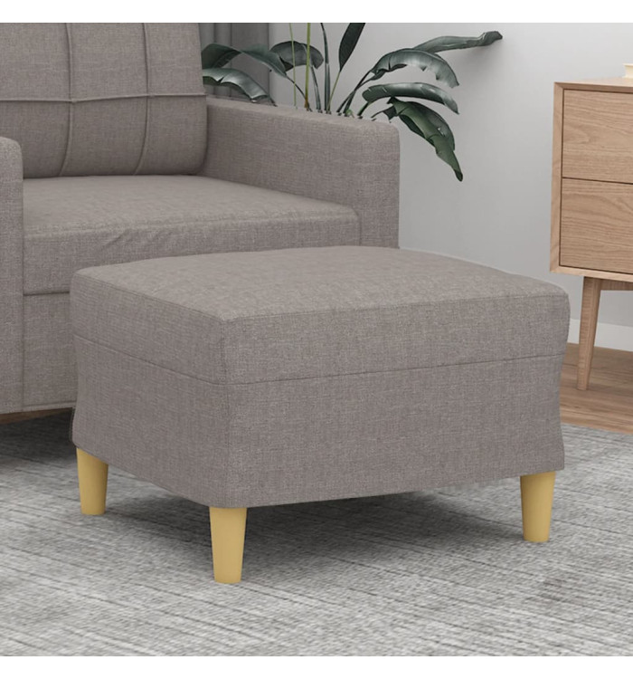 Repose-pied Taupe 60x50x41 cm Tissu | Mobilier & Déco