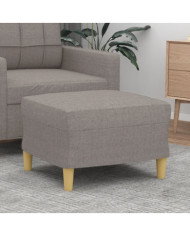 Repose-pied Taupe 60x50x41 cm Tissu | Mobilier & Déco