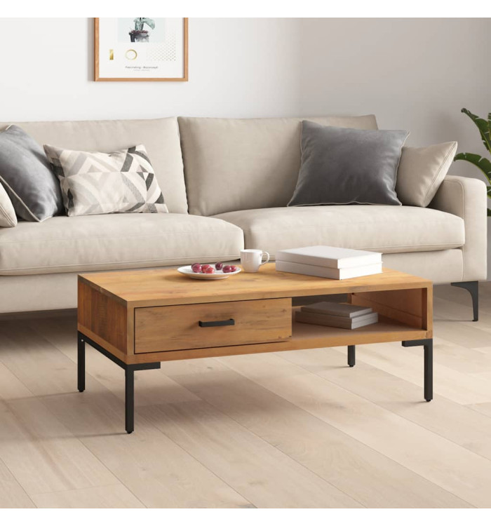 Table basse 90x50x35 cm Bois de pin massif | Mobilier & Déco
