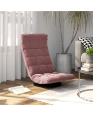 Chaise de sol pivotante Rose Velours | Mobilier & Déco