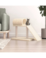 Arbres à chat avec tunnel et échelle crème 55,5 cm | Mobilier & Déco