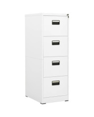 Classeur Blanc 46x62x133 cm Acier | Mobilier & Déco