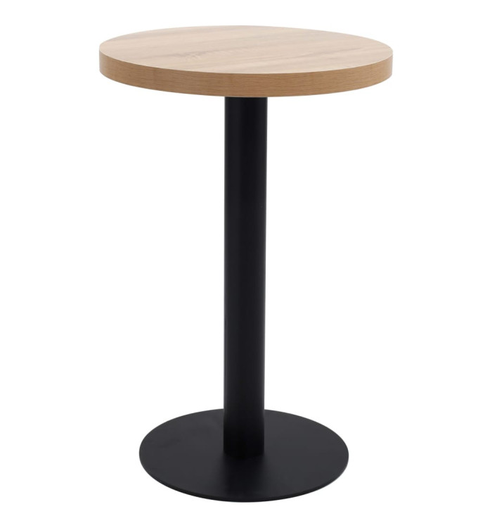 Table de bistro Marron clair 50 cm MDF | Mobilier & Déco