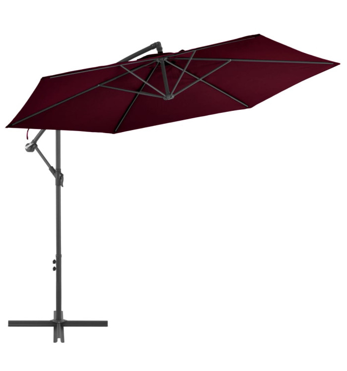Parasol de jardin en porte-à-faux avec mât en aluminium | Mobilier & Déco