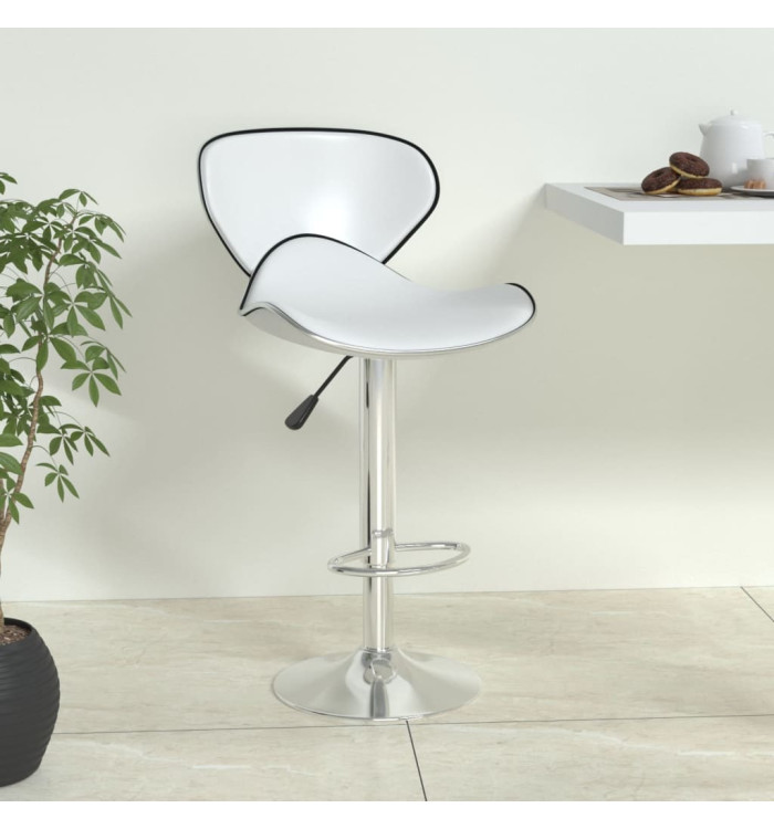 Tabouret de bar Blanc Similicuir | Mobilier & Déco