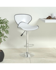 Tabouret de bar Blanc Similicuir | Mobilier & Déco