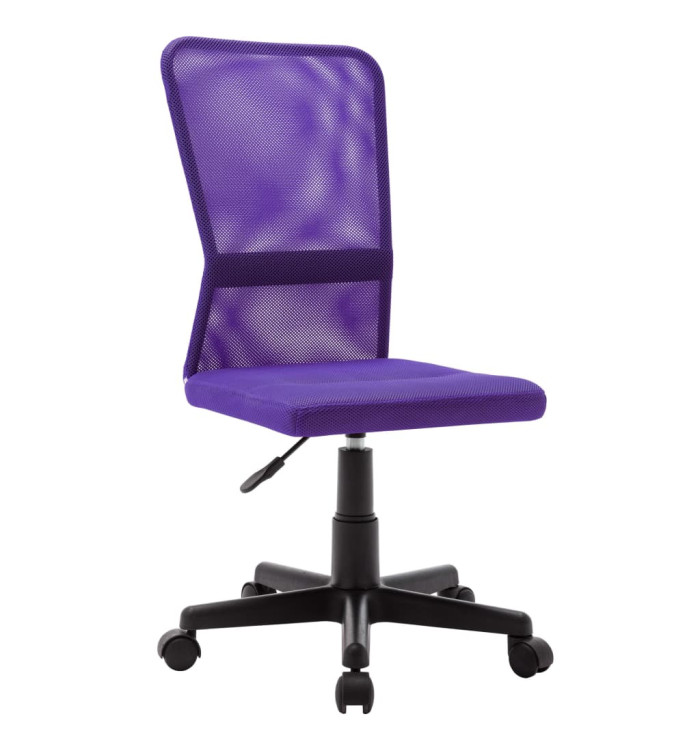 Chaise de bureau Violet 44x52x100 cm Tissu en maille | Mobilier & Déco