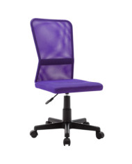 Chaise de bureau Violet 44x52x100 cm Tissu en maille | Mobilier & Déco