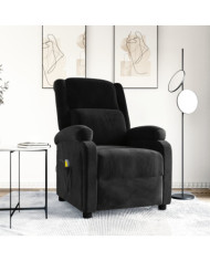 Fauteuil de massage Noir Velours | Mobilier & Déco