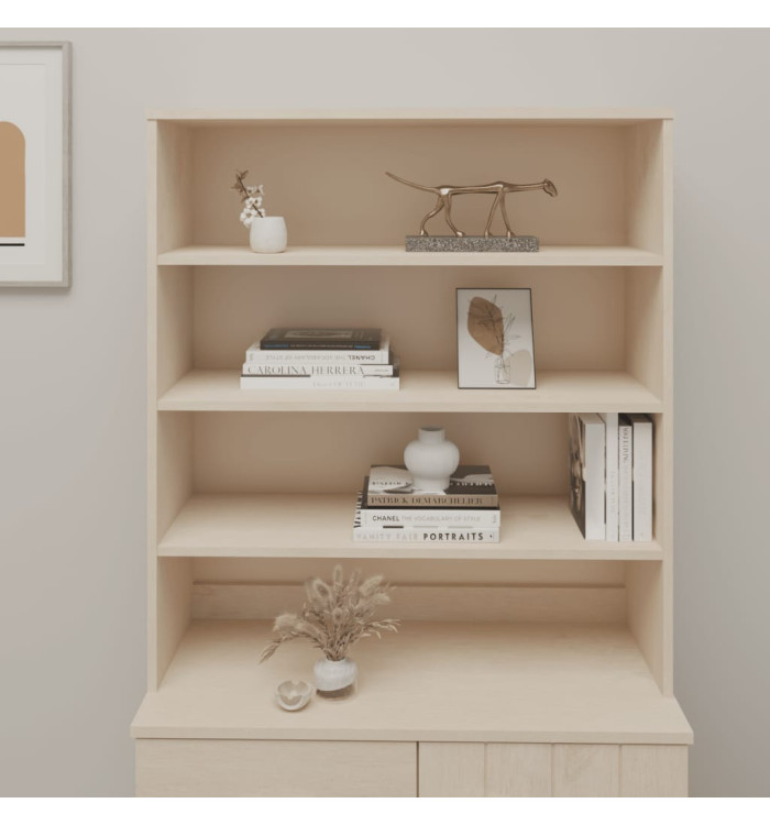 Dessus de buffet HAMAR Marron miel 90x30x100 cm Bois de pin | Mobilier & Déco