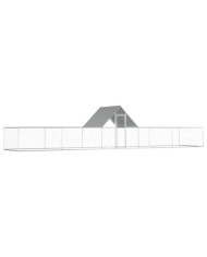 Poulailler 10 x 2 x 2 m Acier galvanisé | Mobilier & Déco