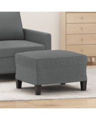 Repose-pied Gris foncé 60x50x41 cm Tissu | Mobilier & Déco