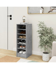 Armoire à chaussures Gris béton 31,5x35x90 cm Bois d'ingénierie | Mobilier & Déco