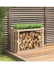 Porte-bûches d’extérieur 108x52x74 cm Bois massif de pin | Mobilier & Déco