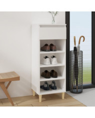 Armoire à chaussures Blanc 40x36x105 cm Bois d'ingénierie | Mobilier & Déco