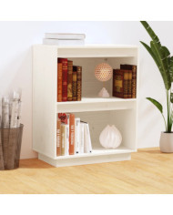 Armoire console Blanc 60x34x75 cm Bois de pin solide | Mobilier & Déco