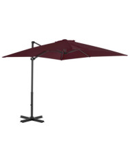 Parasol de jardin en porte-à-faux avec mât en aluminium | Mobilier & Déco