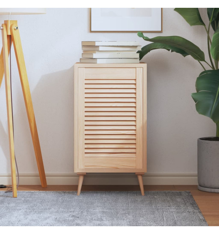 Porte d'armoire à persiennes 61,5x39,4 cm bois de pin massif | Mobilier & Déco