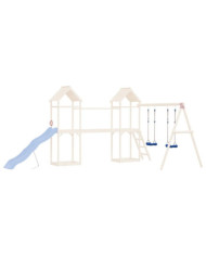 Sièges de balançoire avec cordes 2 pcs bleu 37x15 cm PE | Mobilier & Déco
