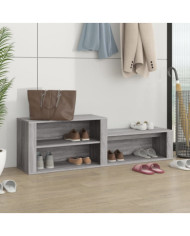 Armoire à chaussures Sonoma gris 150x35x45 cm Bois d'ingénierie | Mobilier & Déco