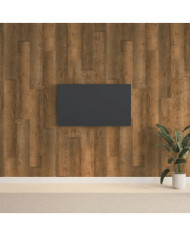 Panneaux muraux Aspect bois Marron PVC 2,06 m² | Mobilier & Déco
