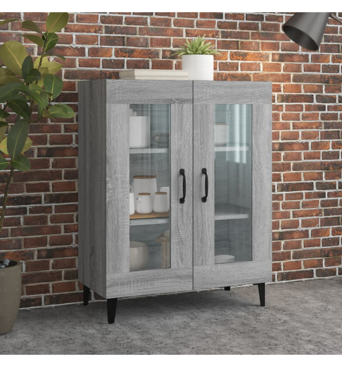 Buffet sonoma gris 69,5x34x90 cm bois d'ingénierie | Mobilier & Déco