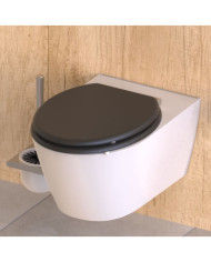 SCHÜTTE Siège de toilette fermeture en douceur SPIRIT ATHRAZIT | Mobilier & Déco