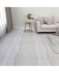 Dalles de plancher autoadhésives 55 pcs PVC 5,11 m² gris clair | Mobilier & Déco