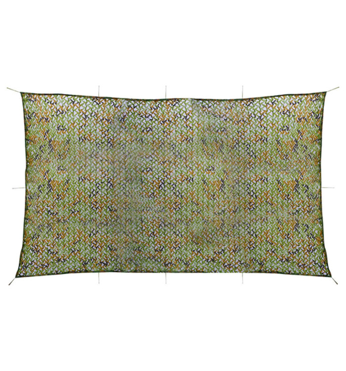 Filet de camouflage avec sac de rangement 2x7 m Vert | Mobilier & Déco